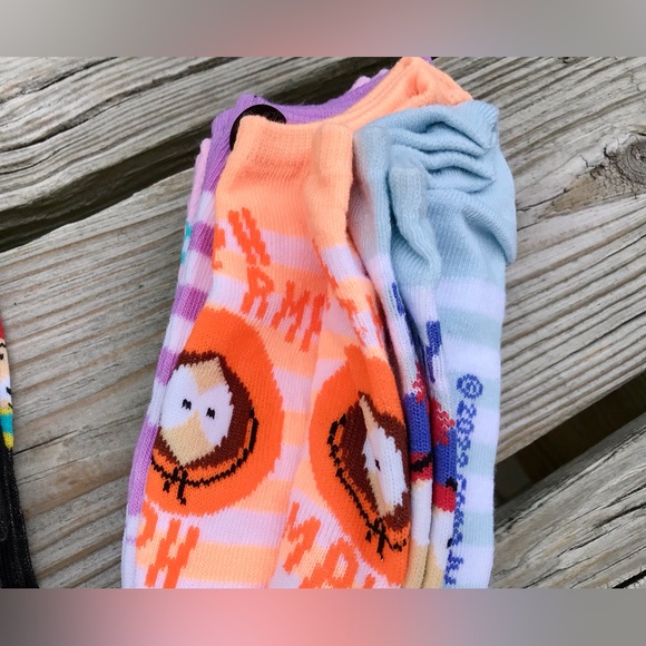 NEW 6 Pair SOUTH PARK Cartoon Characters Socks Comedy Central Cartman Stan Kenny - Picture 3 of 9